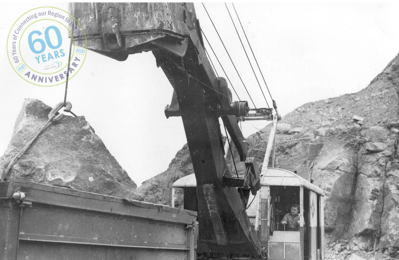 Loading Trucks No.2  Cape Grant Quarry 2 November 1954
