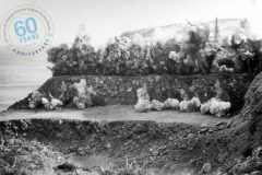 Blasting Cape Grant Quarry 14 November 1957