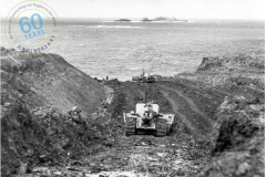 Cape Grant Quarry site - stripping overburden 2 November 1953