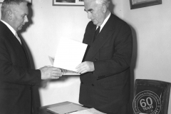 KS Anderson & Sir Robert Menzies, 18 July 1958.