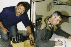 Norm & Graham in the Cape Grant engine room 2000.