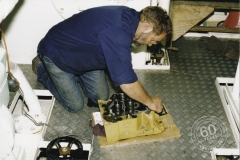 Norm in the Cape Grant engine room 2000.