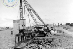 SLP (Lee Breakwater) construction, December 1961