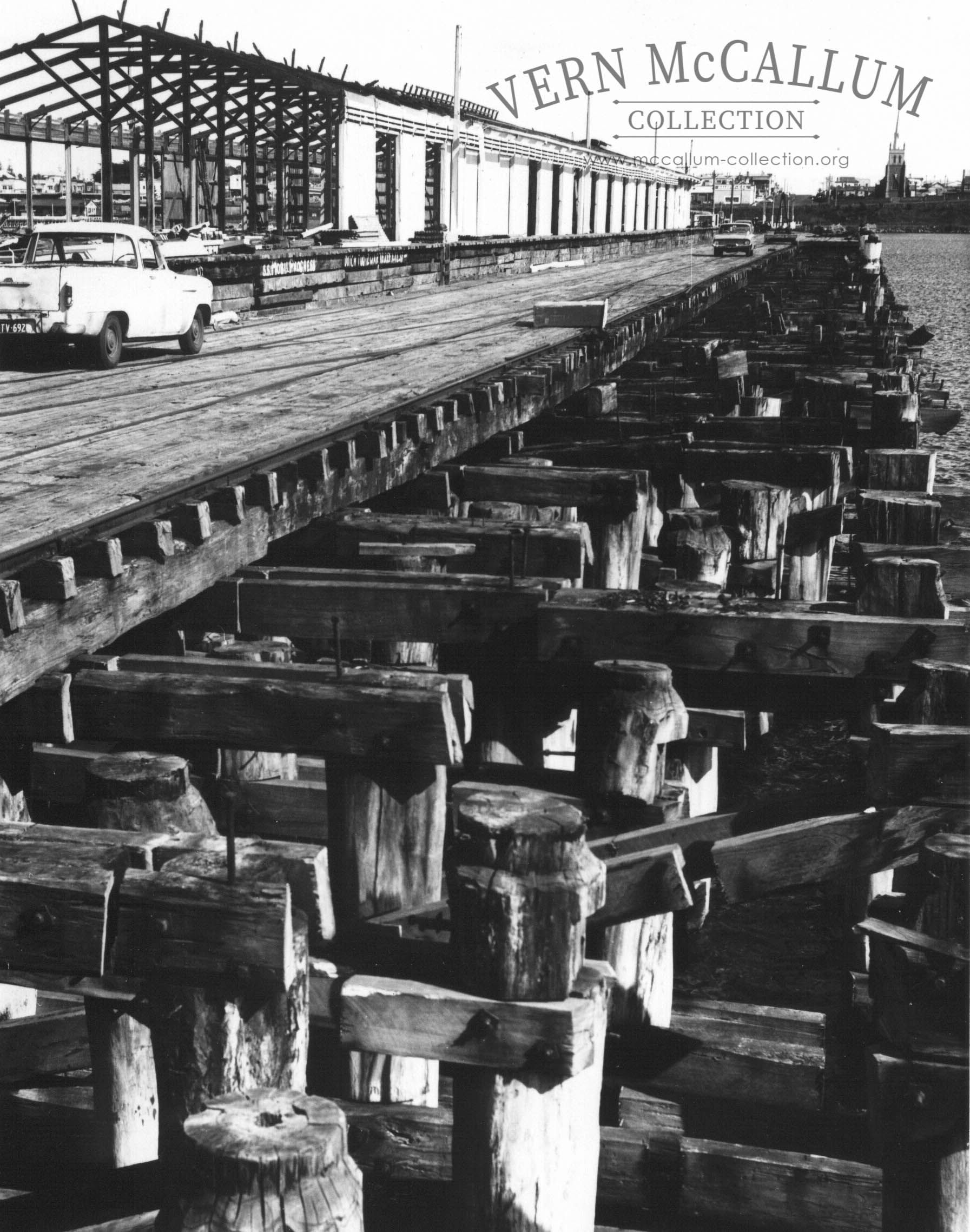 Demolition of Ocean Pier.