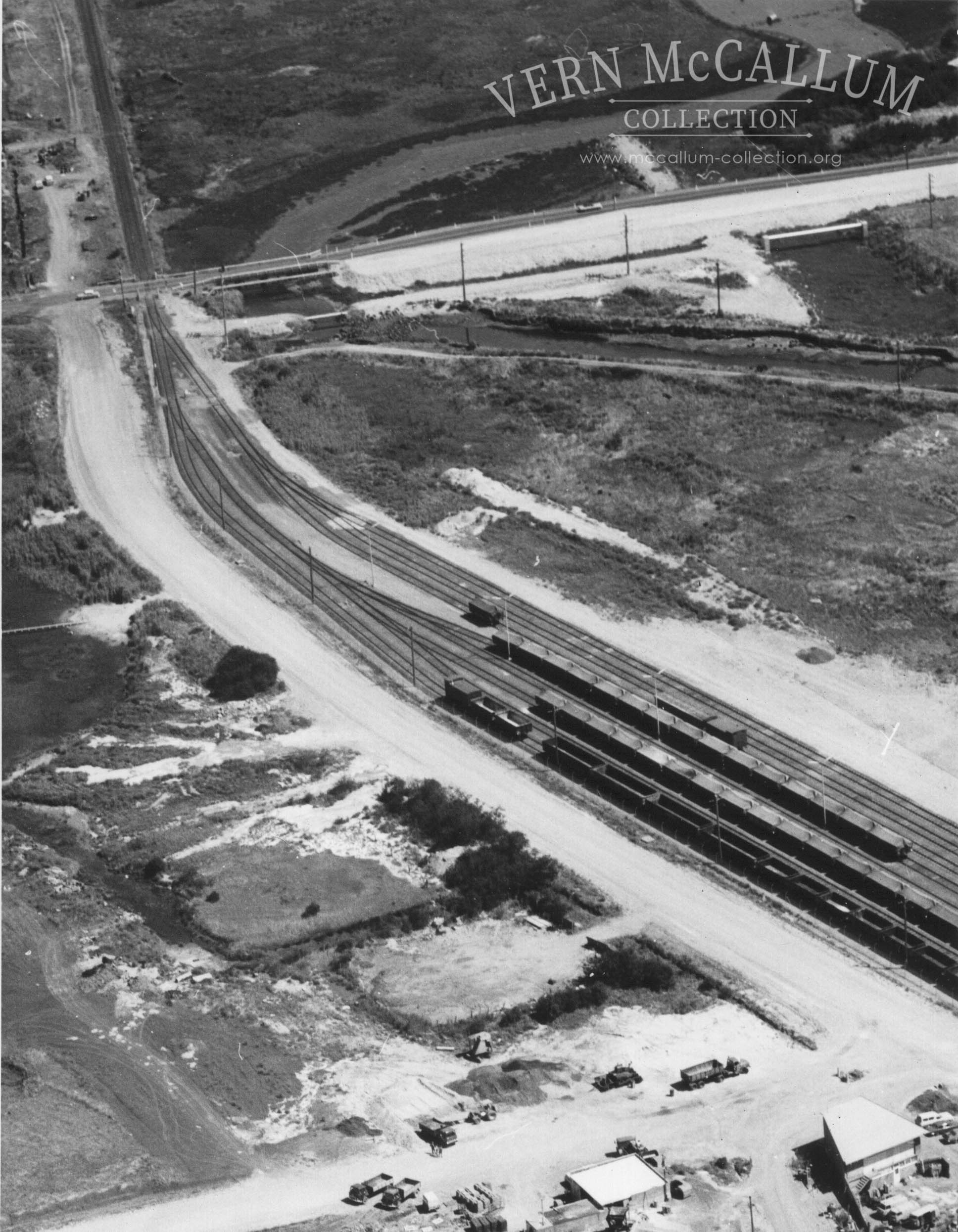 Construction of Cape Nelson Road Overpass.