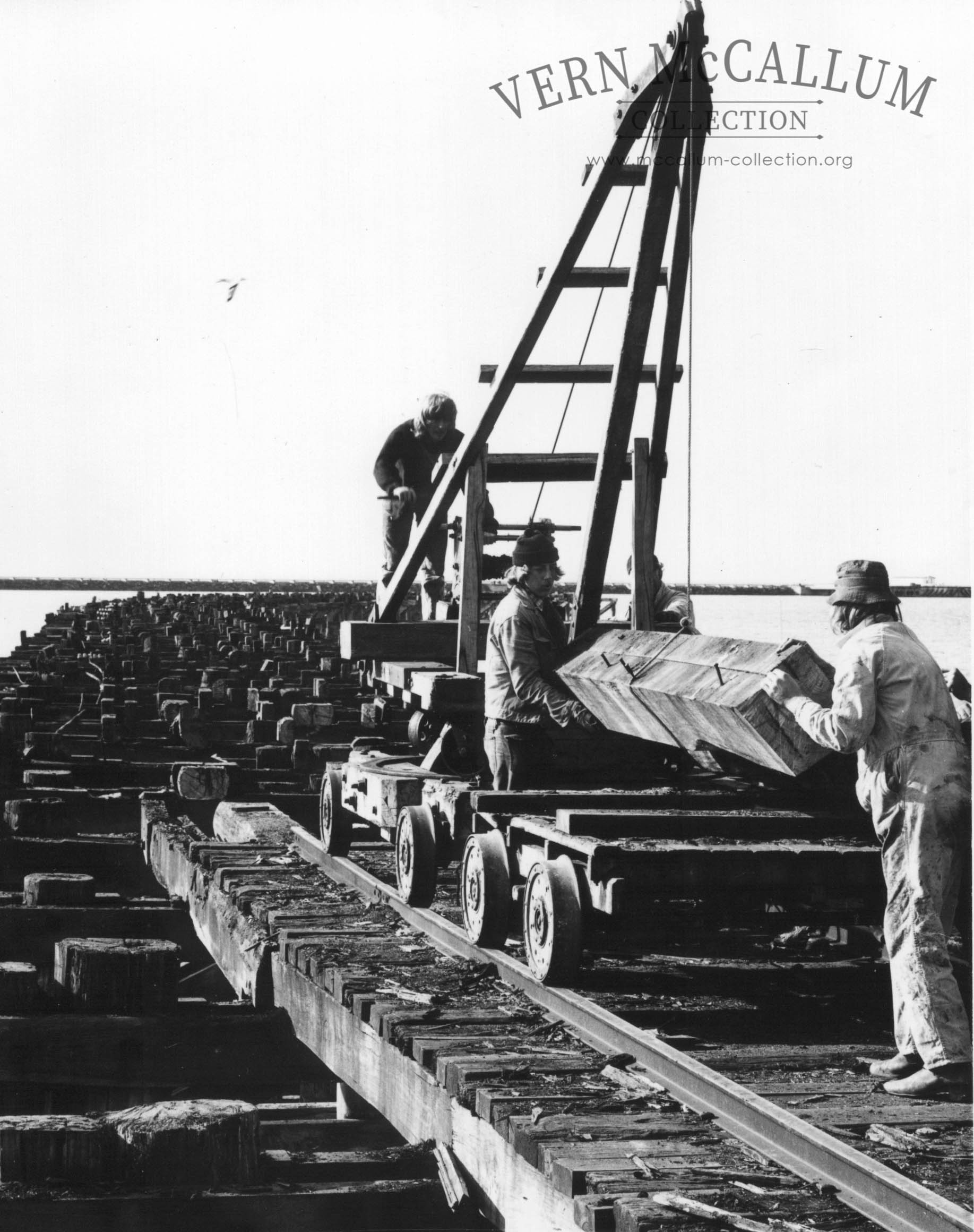 Demolishing the Ocean Pier.