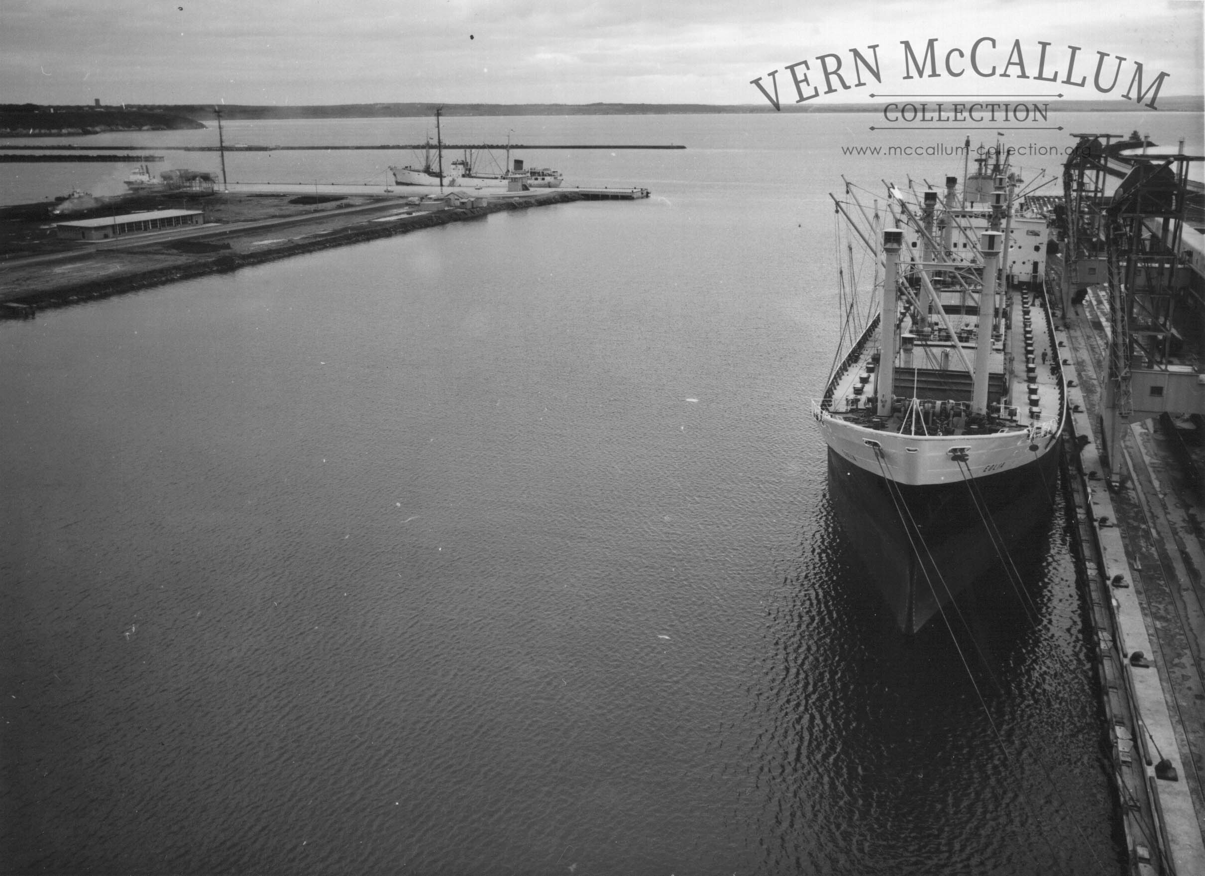 K.S. Anderson Wharf on right and No 6 Berth on left.