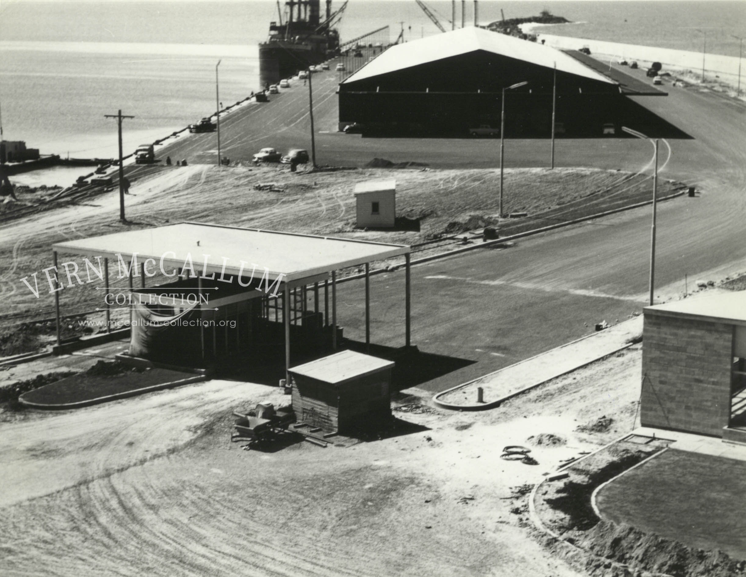 New Gatehouse at entrance to K.S. Anderson wharf.