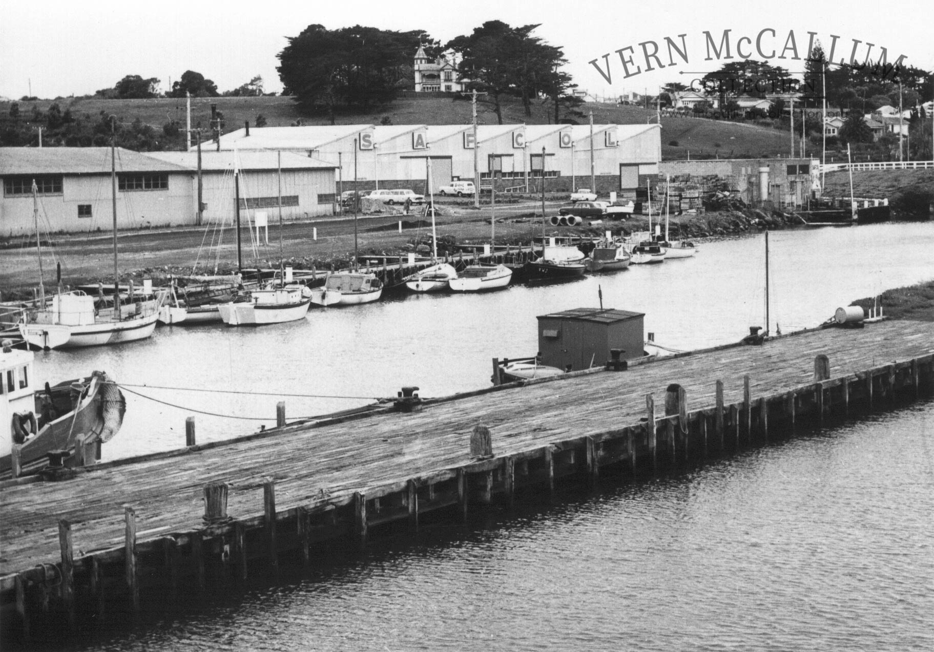 Slipway wharf & fishermans wharf. Safcol Tuna Factory.