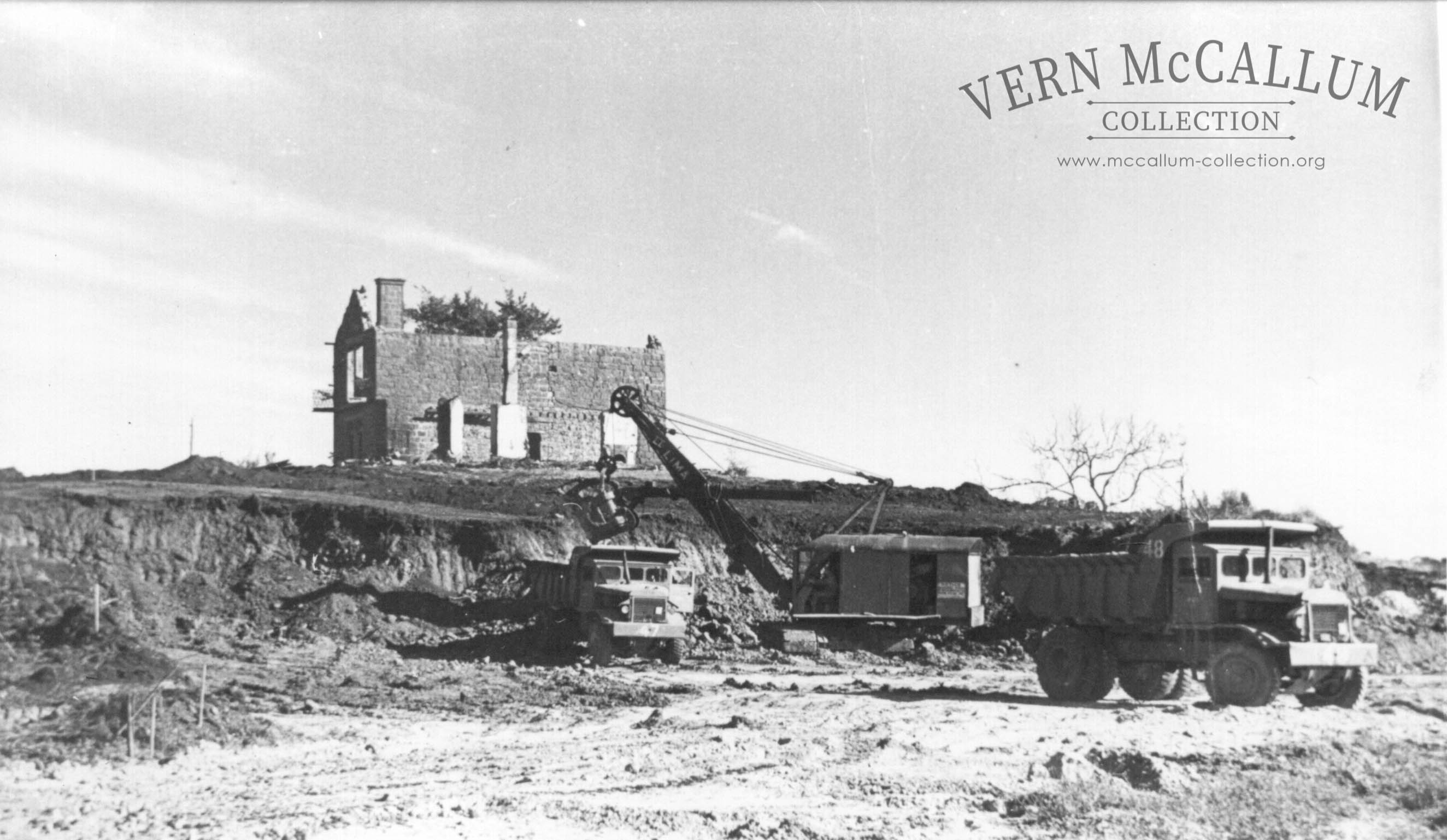 'Greenmount' excavation, Lima Excavator.