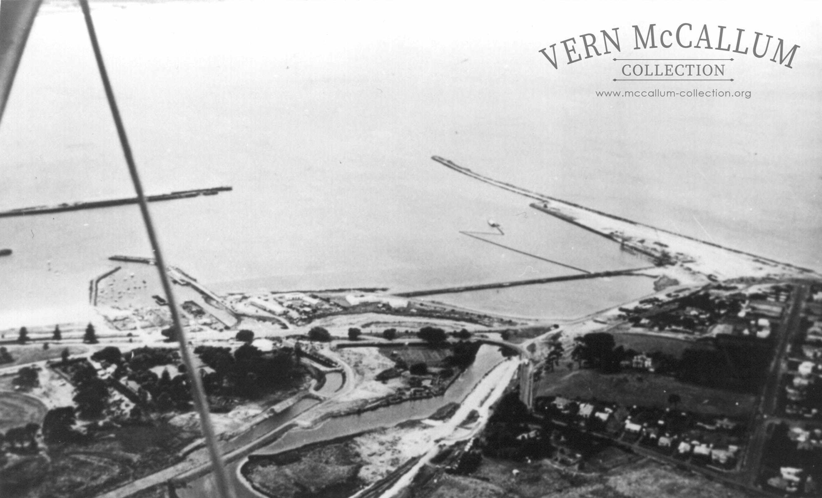 Aerial photo of the Port area.