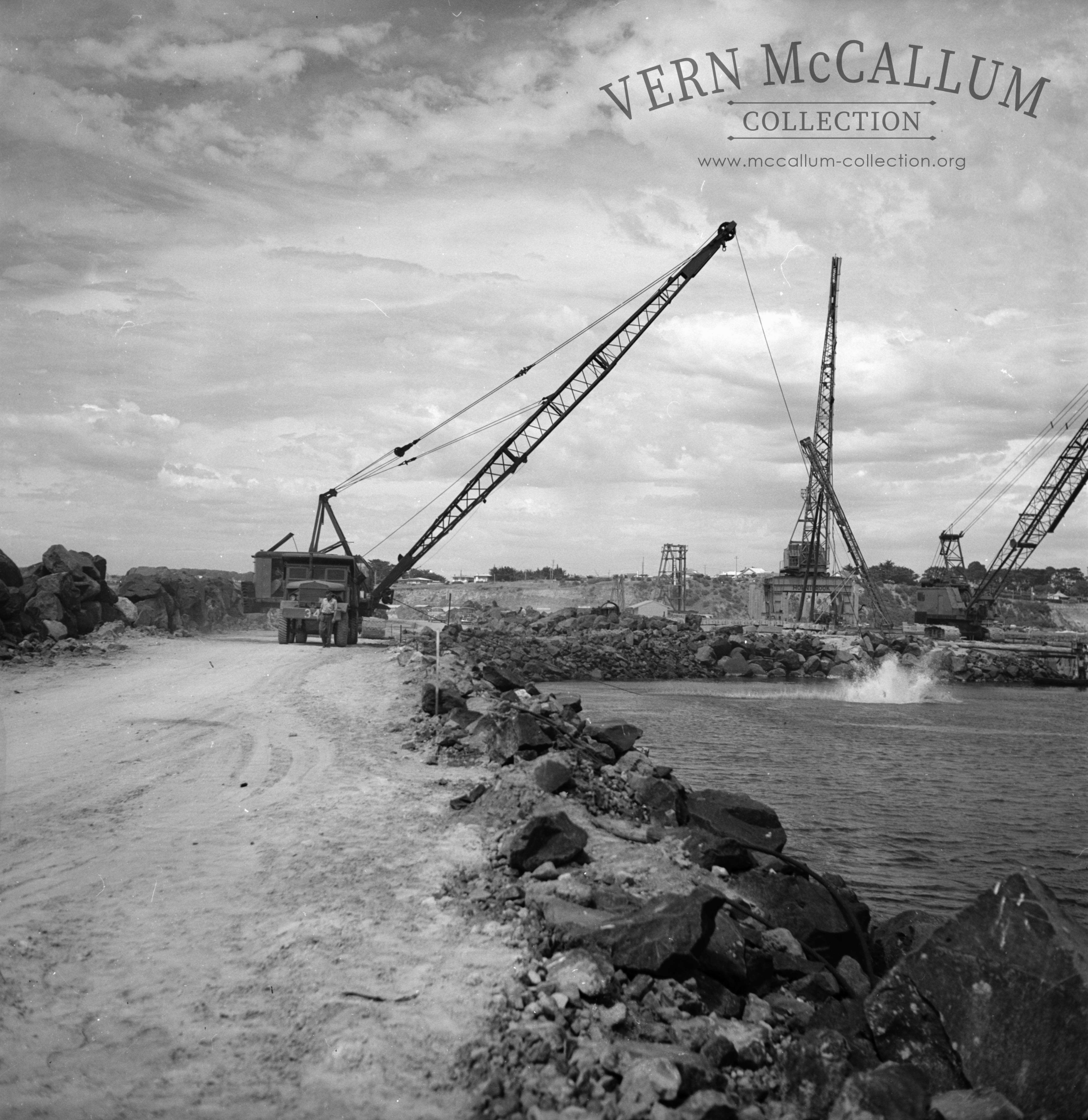 Building the port.