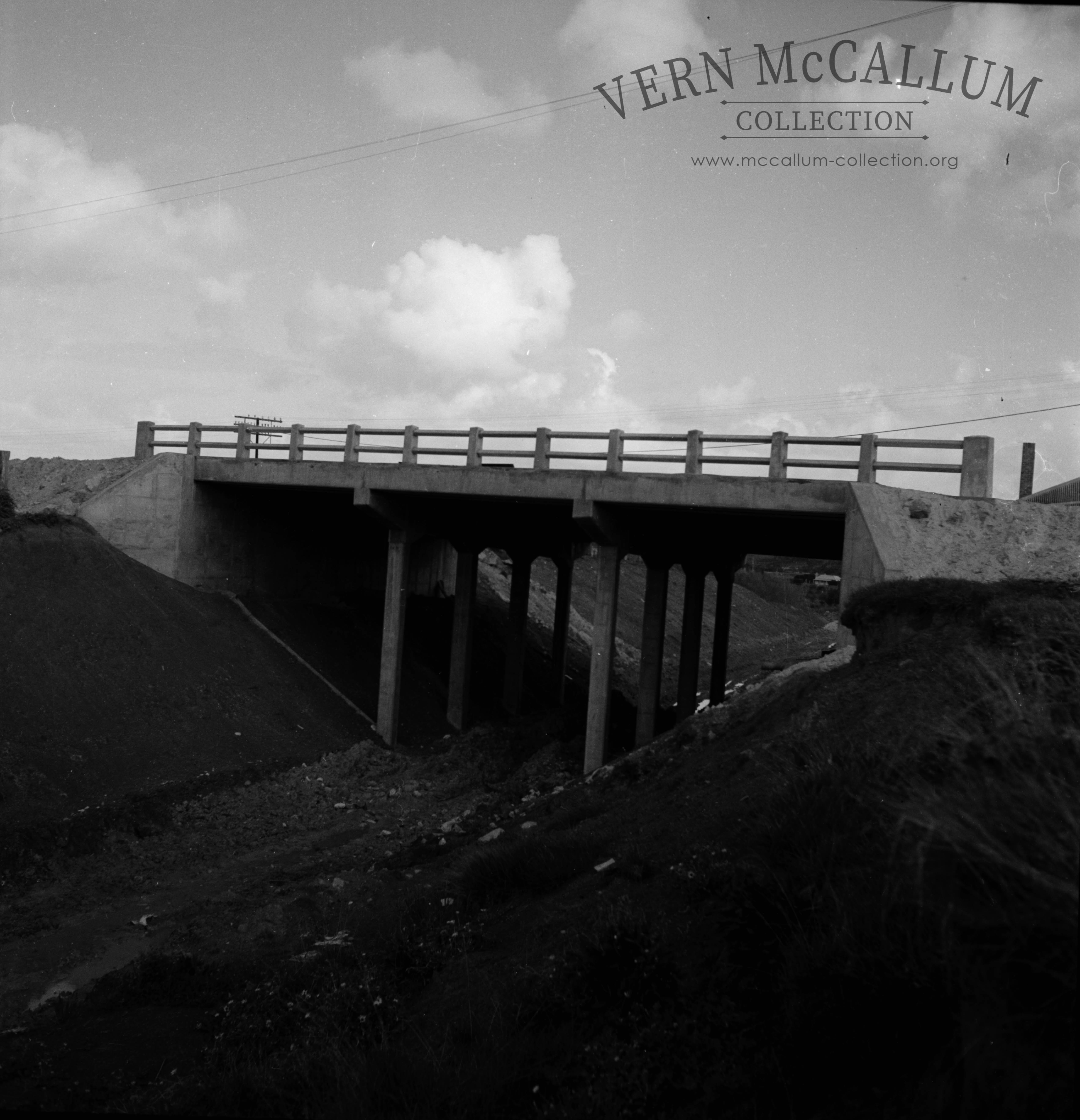 The Bridgewater rail bridge.