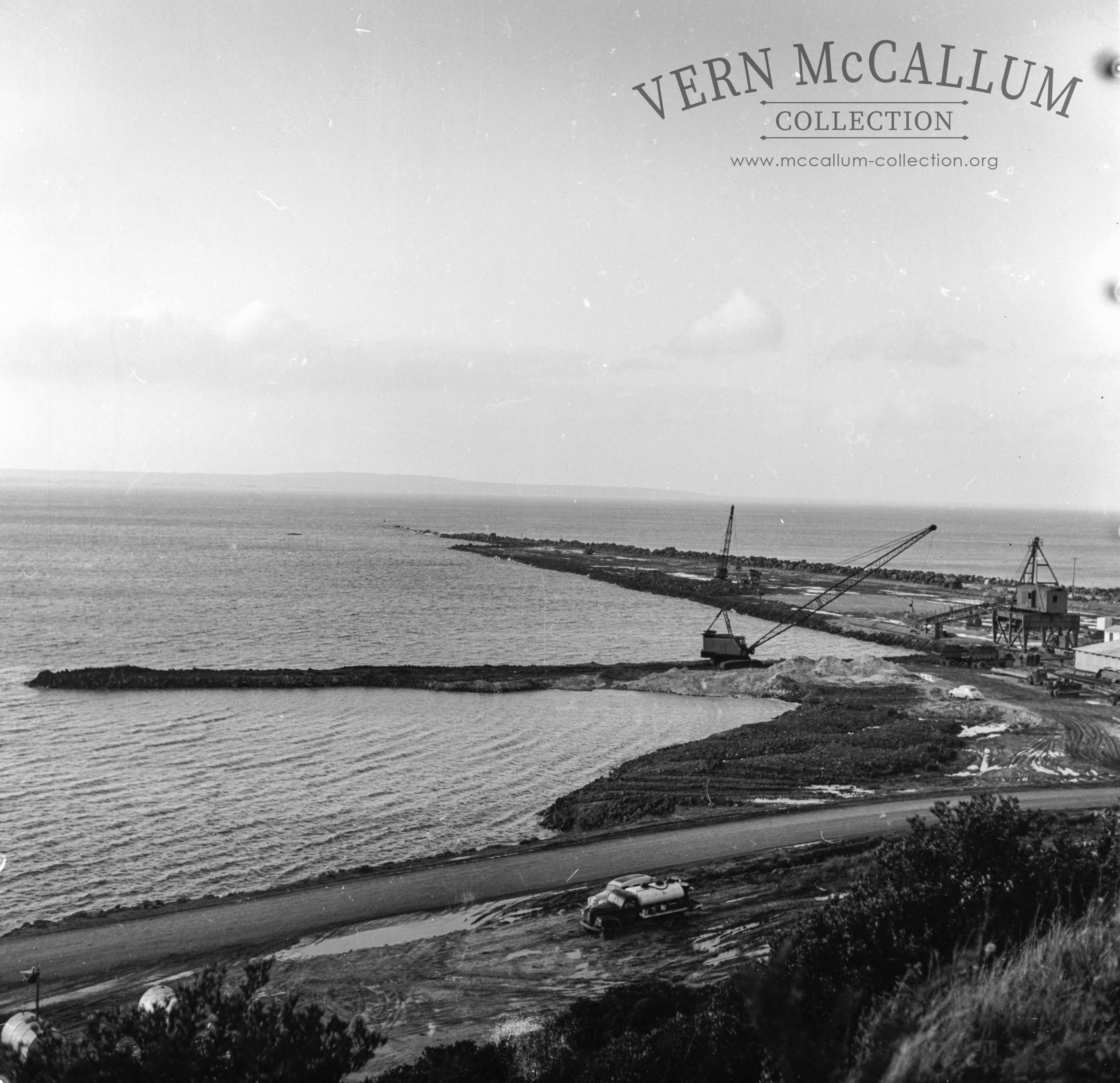 A view of the K S Anderson wharf.