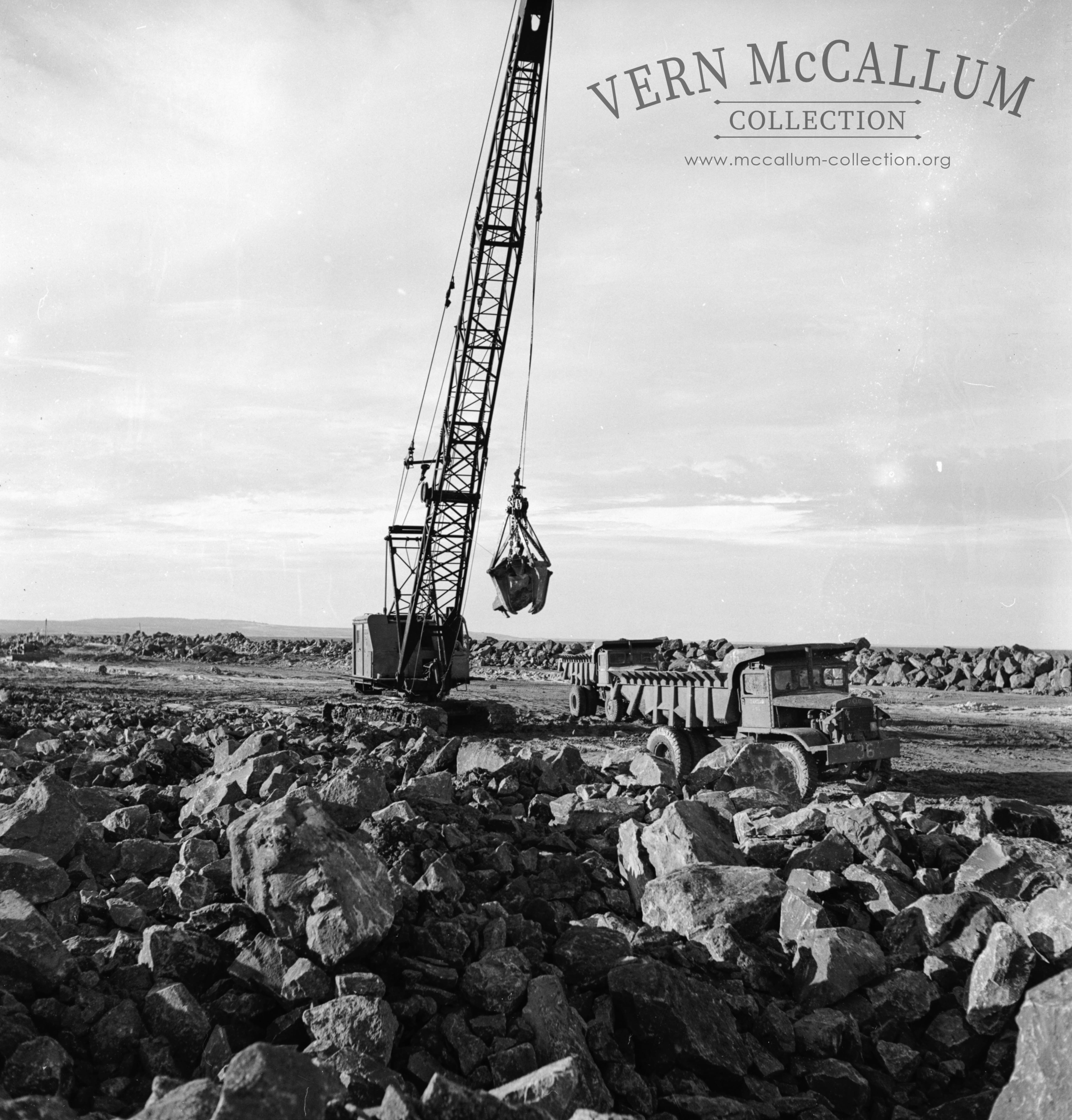 The Marrion loading a stone.