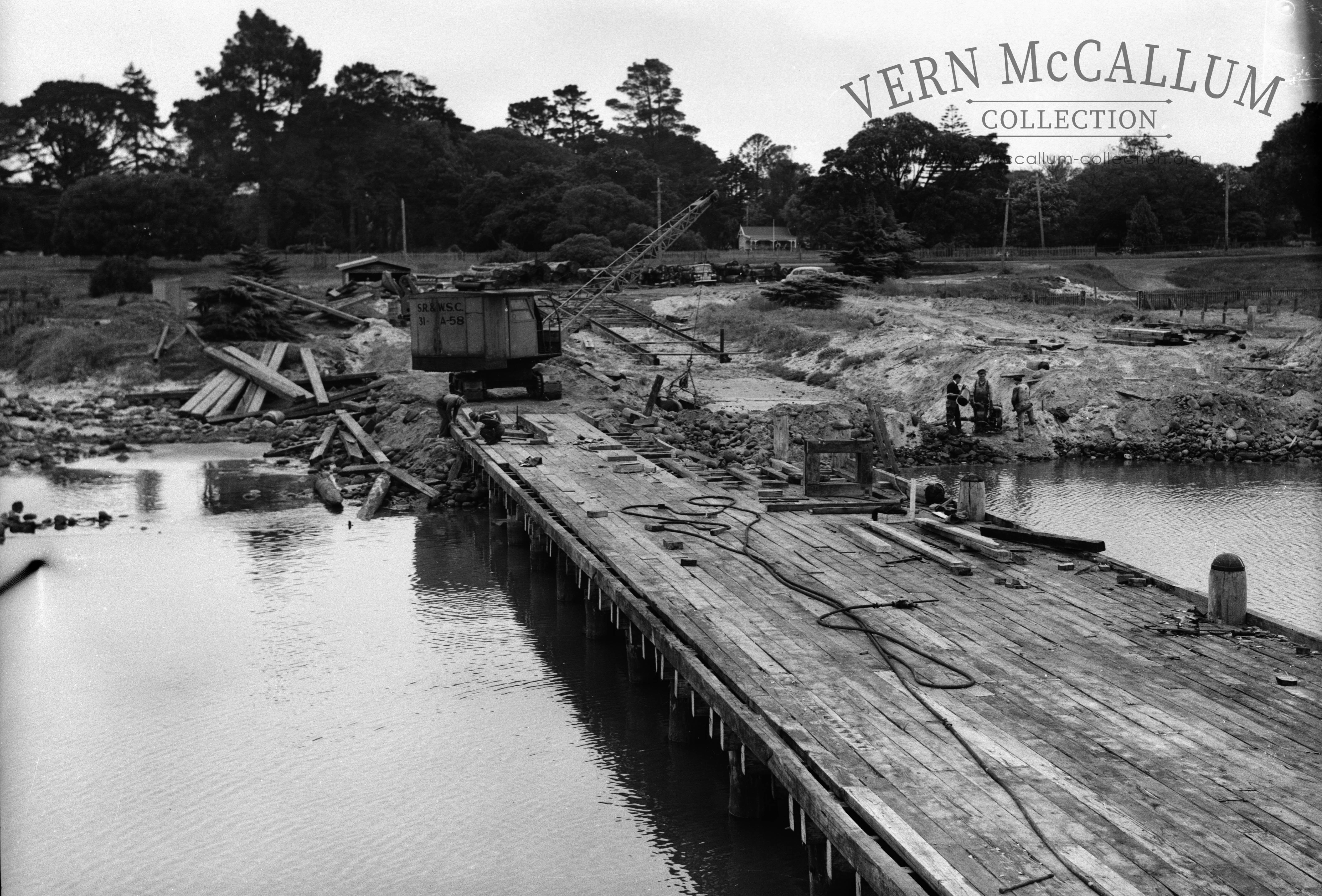 The slipway being built Portland Harbour Trust.