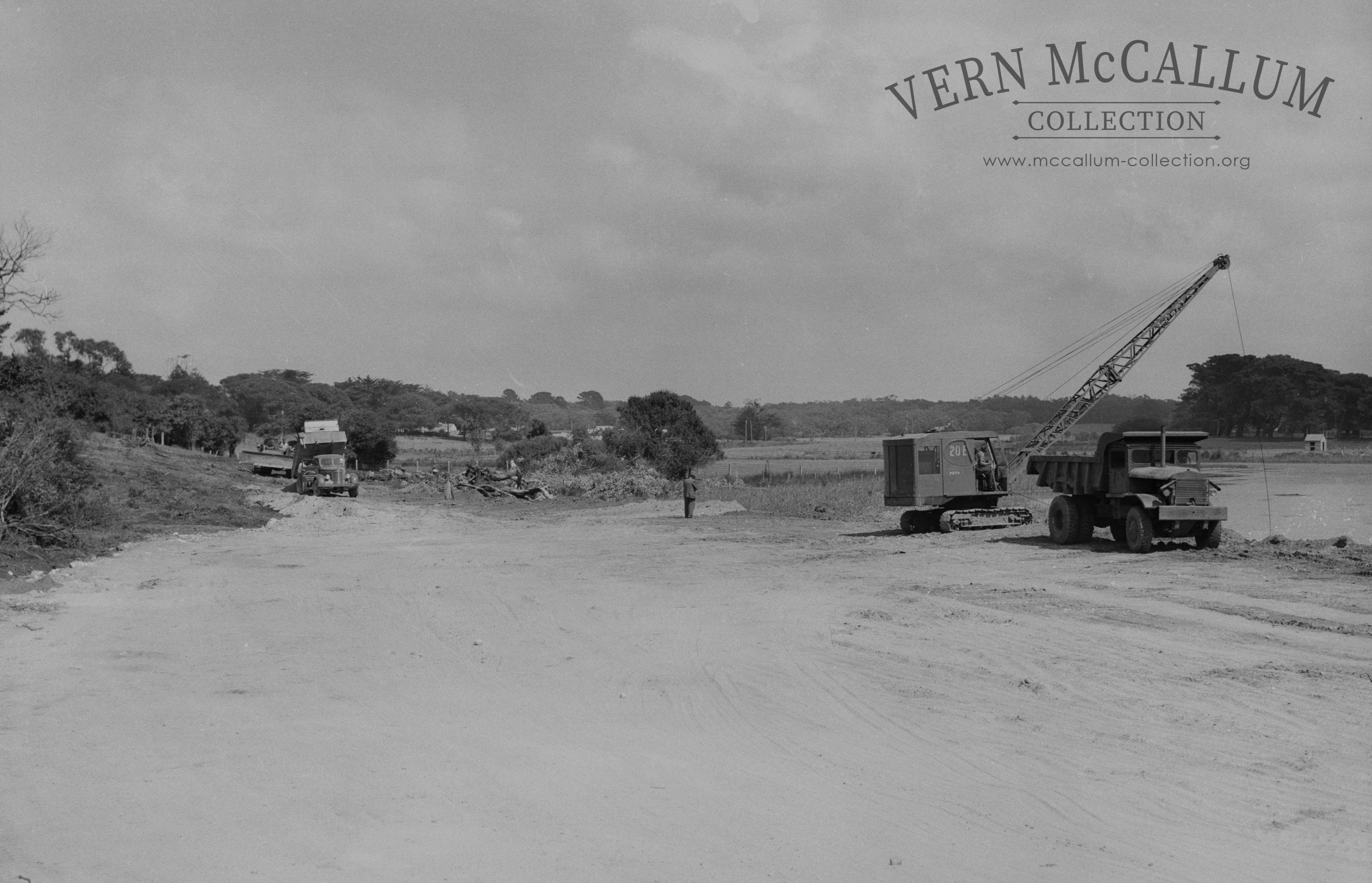 Railway construction near Greenmount.