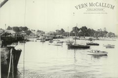 Fishing boats in the harbour at Portland.  Photo from the Peter Burch Collection.