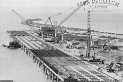 K. S. Anderson wharf under construction by Hornibrooks. Portland.