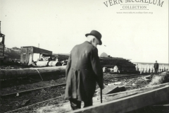 THE LOGS AND TIMBERS THAT WAS USED ON THE OCEAN PIER, PORTLAND.