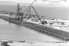 Piles and Decking at the port of portland 
photo courtesy geoff Blackman.