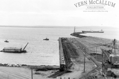 Piles and Decking at the port of portland 
photo courtesy geoff Blackman.