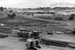 The railway line under construction 
photo courtesy of Geoff Blackman