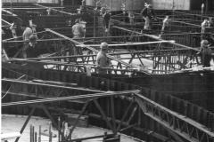 Building the vertical silos
photo courtesy of Geoff Blackman