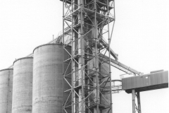 Building the vertical silos
photo courtesy of Geoff Blackman