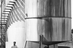 The tallow tanks at Thomas Borthwicks and son.  photo courtesy of Geoff Blackman