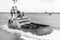 Trewalla sea trials.Photo courtesy of Geoff Blackman.