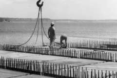 Building the port.
Photo courtesy Geoff Blackman.