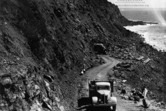 Blacknose quarry face 23/2/1952.
Building the port
Photo courtesy Geoff Blackman.