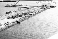 Building the port.
Photo courtesy Geoff Blackman.