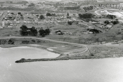 A photo of the port from the east looking at where Pivot was built circa 1957.