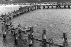 Remains of the third baths showing the old diving board. Portland, 1970.