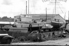 Ron Stewart Boat builders at Portland. He also built barges for the Portland Harbour Trust.