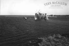 The Sedco oil rig in for repairs.
