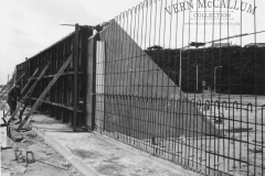 Construction of wheat shed wall.