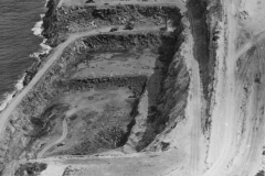 Aerial photo of Cape Grant Quarry.
