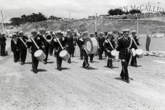 The Portland Brass band at the opening of the Harbour opening