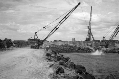 Building the port.