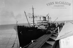 The" River Burdekin" unloading coal on the Ocean pier.