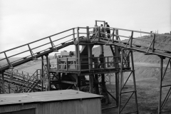 The main screens for sizing the stone after it had been crushed.