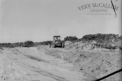 Forming the quarry road.