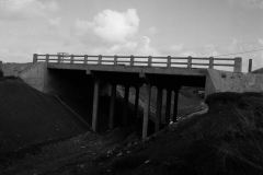 The Bridgewater rail bridge.