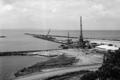 A view of the K S Anderson Wharf area during construction.