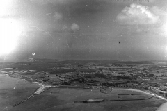 Aerial view of the port.