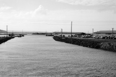 The finnished canal from the bridge.