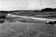 The railsiding and sorting yard during construction.